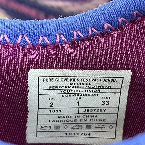 2 Pr. Merrell Trail Glove (sz. 3) & Pure Glove (sz. 2). Purple and in good cond. - Picture 16 of 16